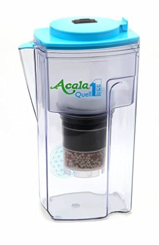 Wasserfilter AcalaQuell® One | Hellblau | Aktivkohle Wasserfilter | Höchste Filterleistung - mehrschichtig | BPA u. BPB frei | ReNaWa® - Technology | Kreiert köstlich schmeckendes, wohltuendes Wasser